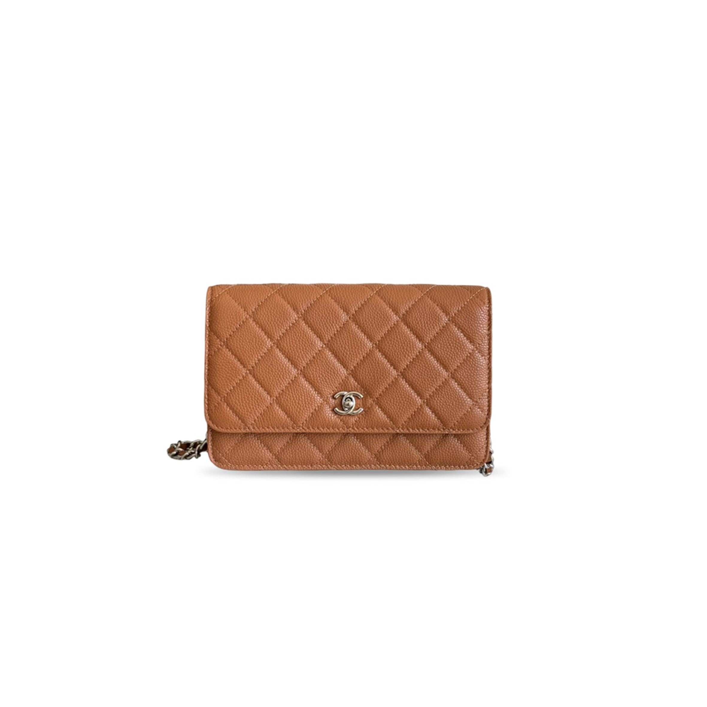 CHANEL CAVIAR QUILTED WALLET ON CHAIN WOC AP4241 (19*12*3cm)
